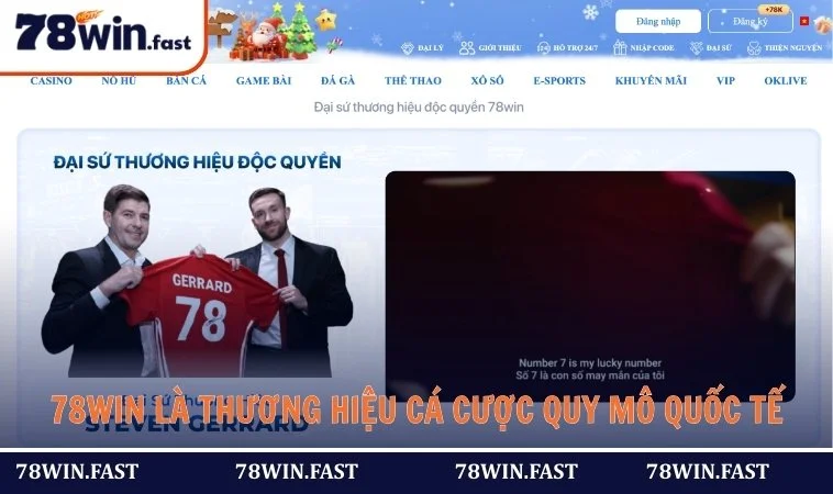 78WIN là thương hiệu cá cược quy mô quốc tế