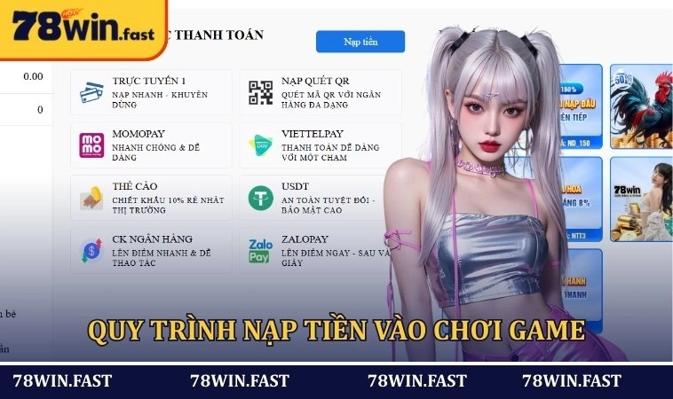 Chỉ dẫn nạp tiền chơi game suôn sẻ